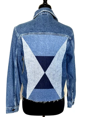 Rails The Mulholland SZ.S Quilted Indigo Blue Denim Trucker Jacket-NWT MSRP $248 - Image 1 of 4