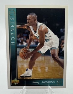 1993-94 Upper Deck Hersey Hawkins #389 Charlotte Hornets - Picture 1 of 2