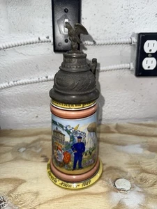 Original Regiment Militär Lithopane Deutscher Bierstein REPRO Mitte 20. Jahrhundert - Bild 1 von 10