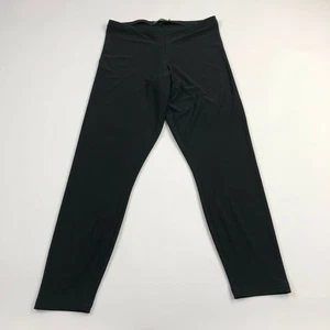 Sympli 6 Tag (Actual 26W 24L) Polyester Spandex Lounge Pants Black EUC - Picture 1 of 7