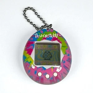 The Original Tamagotchi Tie-dye Pink MultiColor Virtual Pet Bandai 2017 - Picture 1 of 4