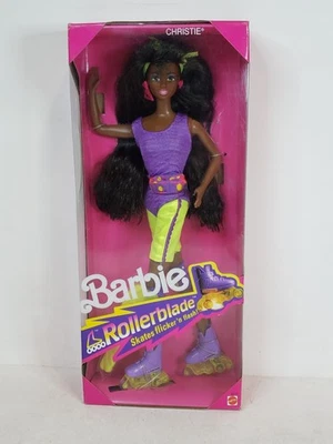 MUÑECA ROLLERBLADE CHRISTIE BARBIE 1991 MATTEL 2217 SIN USAR, EN CAJA ORIGINAL Foto 1 de 4