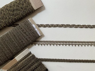 3 X 10 M de galon/ Passementerie Ancienne - Photo 1/4