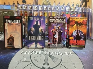 Highlander vhs Bundle 4 Tapes - Picture 1 of 10