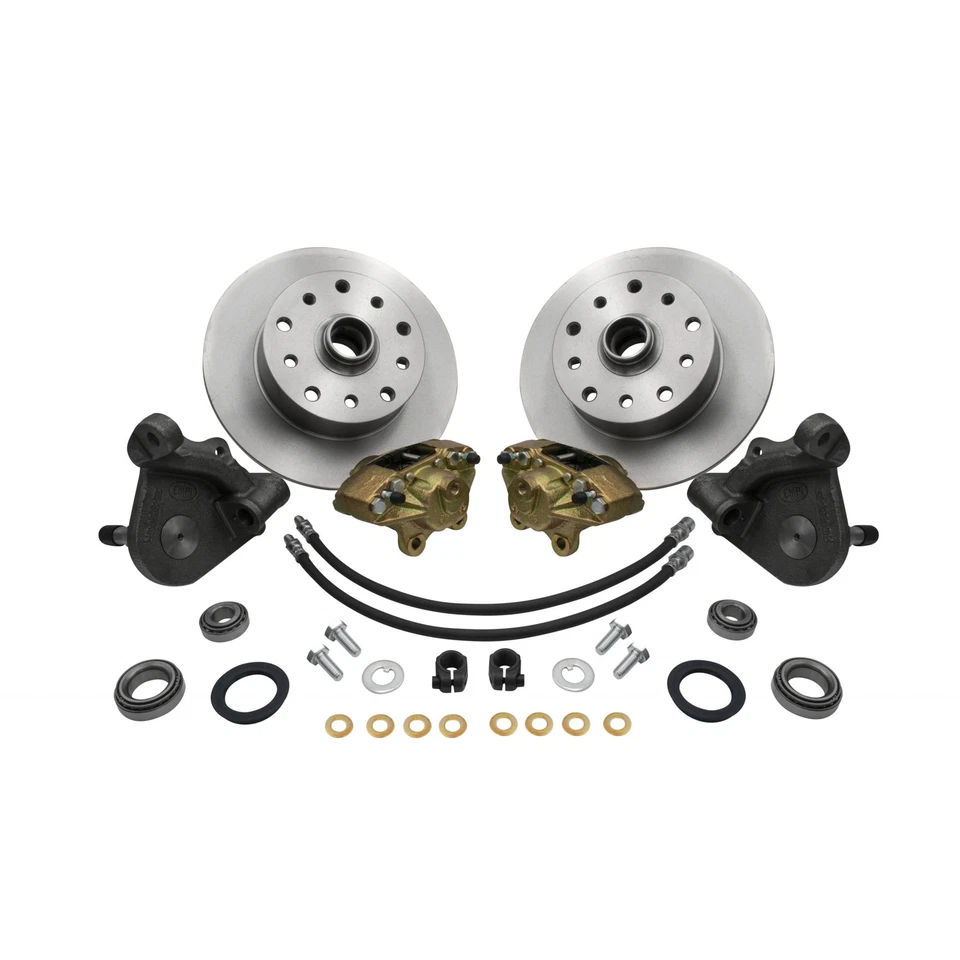 Drop Spindle Disc Brake Kit, 5 On 4-3/4 Chevy King Pin 59-65 Dunebuggy & VW - Image 1 of 1