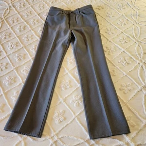 Wrangler Wrancher 82GY Mens Polyester Pants Gray Size 34x32 Rancher Cowboy Rodeo - Picture 1 of 19