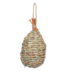 Natural Grass Woven Hanging Birdhouse Nest Birdhouse Nest hanging birdhouse nest - Picture 1 of 11
