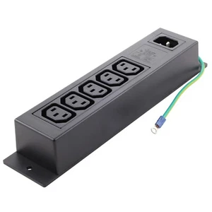 Hochwertige IT/Server Steckdosenleiste | IEC C14 Stecker auf 5 IEC C13 Steckdosen - Bild 1 von 7
