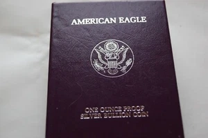1988-s american silver eagle proof in OGP w/ COA - Picture 1 of 6