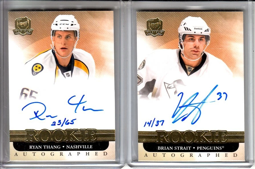 2011-12 The Cup Gold Rainbow #96 Ryan Thang RC AUTO /65 Nashville Predators - Image 1 of 1