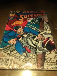 The Adventures Of Superman DC Comic Book #486 DC COMICS Prison Break In?! - Picture 1 of 6