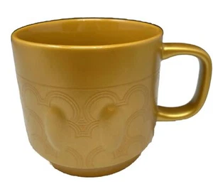 Vintage Disney Store Coffee Mug Mickey’s House Memories Cup Gold - Picture 1 of 9