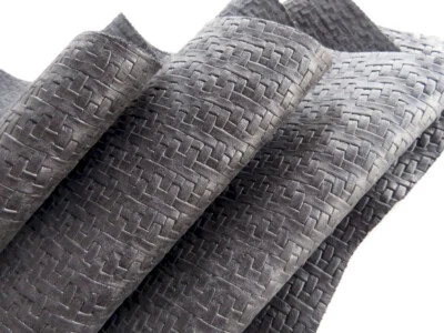 Lederhaut SCHWARZ LEINEN 125x901,2mm Rindleder Dickleder Sattelleder Riemen - Bild 1 von 4