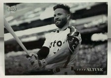 Jose Altuve 2020 Topps On Demand Black & White Base Card #5 - ASTROS - SP /672