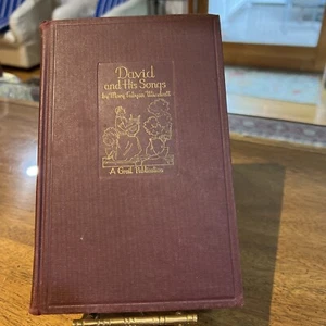 David and His Songs: A Story of the Psalms 1948 HC By Mary Fabyan Windeatt no dj - Picture 1 of 11