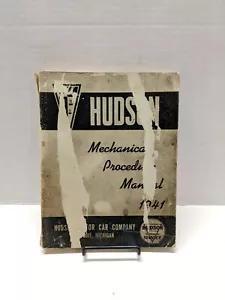 1941 Hudson Factory Service Manual - Mechanical Procedure Manual Original - Picture 1 of 5