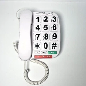 Opticom b300 BIG BUTTON Corded Telephone With Speakerphone - Zdjęcie 1 z 4