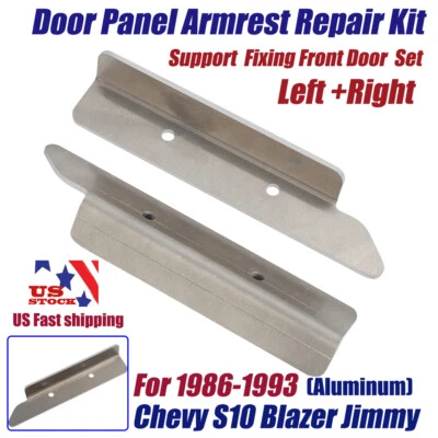 For 86-93 Chevy S10 Blazer Jimmy Door Panel Armrest Repair Kit Fixing Set L+R Foto 1 de 4