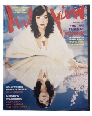 BJORK INTERVIEW MAGAZINE 2001 - Y2K Vintage September Zooey Deschanel Panties - Image 1 of 4