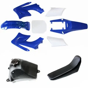 Kit de carenado de guardabarros AZUL APOLLO ORION + asiento + tanque de combustible 125cc PIT PRO moto de cross - Imagen 1 de 8