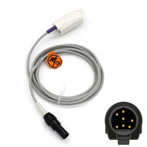 Adult Finger Clip Spo2 Sensor Fit For Datex Ohmeda 3710 3700 7Pin Oximeter Pulse - Picture 1 of 8