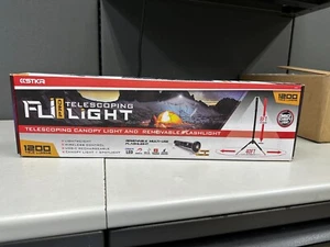 STKR FLI PRO TELESCOPING CANOPY LIGHT & REMOVABLE FLASHLIGHT #12679 - Picture 1 of 6