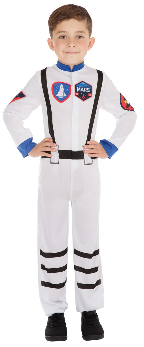 EVGVAT Kids Astronaut Costume – Space Jumpsuit With Hat & Gloves For Halloween & Dress-Up Play - View #2