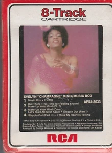 EVELYN CHAMPAGNE KING: "MUSIC BOX" FACTORY SEALED NEW 8-TRACK TAPE 1979 - Picture 1 of 3