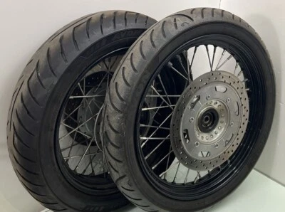 Triumph Bonneville T100 FRONT & REAR RIMS & TIRES 2001 - 2008 - Image 1 of 4