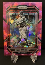 2023 Panini Prizm #223 DAVE BANCROFT Pink Cracked Ice Prizm