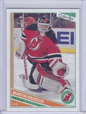 Martin Brodeur 2013 O-Pee-Chee Hockey Card 328 Grade MT