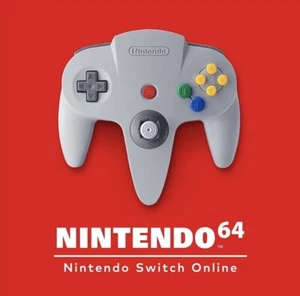 Nintendo Switch Online Nintendo 64 Controller Joystick Wireless Gray Official - Picture 1 of 7