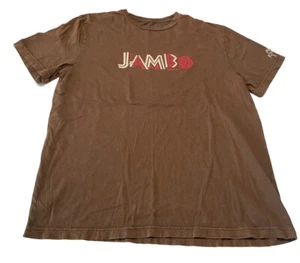 Disney Parks Animal Kingdom Lodge Jambo Brown T-shirt Mens Large - Picture 1 of 5