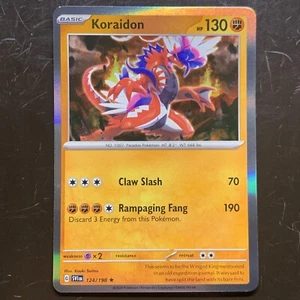 Pokémon TCG Koraidon Scarlet & Violet Base Set 124/198 Holo Holo Rare - Picture 1 of 3