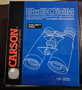 Carson Viewpoint Compact Binoculars 8x30 VP-830 NIP - Picture 1 of 5