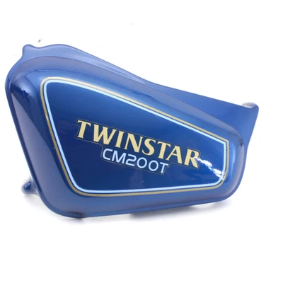 1981 Honda CM200T Twinstar левая сторона крышка панели - конфеты меч синий - Изображение 1 из 4