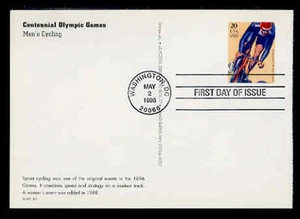 UX242-61 OLYMPICS POSTAL CARD FDC SET - UNCACHETED - Picture 1 of 2