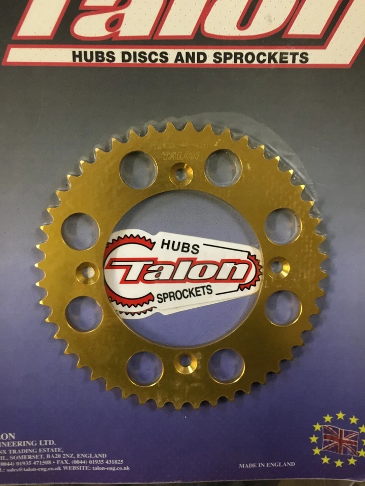 Piñón trasero TALON, TR132-48T-(420) estándar, HONDA CR80/85 B/W Foto 1 de 3