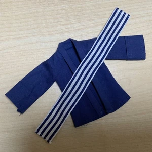 Vintage Sindy Doll Clothes Blue Jacket + Striped Scarf 44059 Pedigree 1981 - Picture 1 of 3