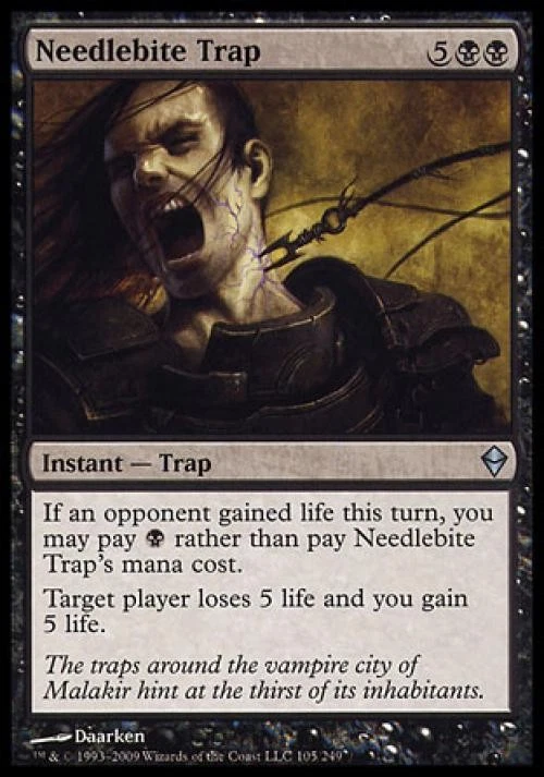 Needlebite Trap -Foil Medium Play MTG Zendikar - Image 1 of 1