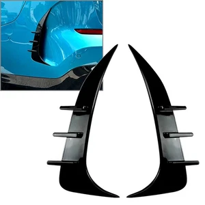 Alerón de parachoques trasero negro labio lateral para BMW Serie 2 F44 M Sport 20-23 2 piezas - Imagen 1 de 8
