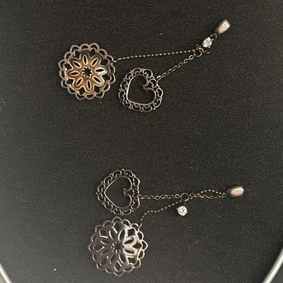 FOSSIL KETTE UND OHRRINGE NEUWERTIG - Bild 1 von 4