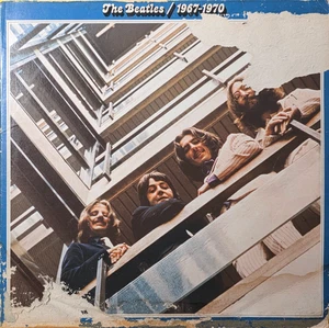 The Beatles 1967-1970 The Blue Album 1973 Capitol SKBO-3404 (VINYLS EX/JKT POOR) - Picture 1 of 6