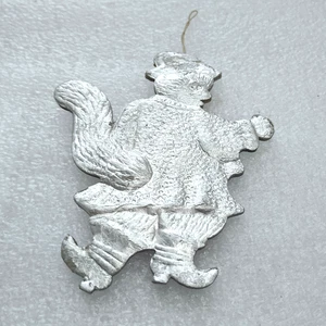 Vintage Dresden Cardboard Christmas Ornament Xmas Tree USSR Antique Cat in Boots - Picture 1 of 5