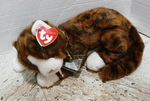 "Ty 2006 Catalina The Calico Cat 12"" peluche realista con etiqueta" - Imagen 1 de 17