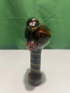 Jerry Garcia Grateful Dead Multi Face Glass Pipe - Picture 1 of 12