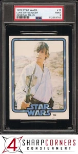 1978 STAR WARS GENERAL MILLS #12 LUKE SKYWALKER PSA 9 - Picture 1 of 3