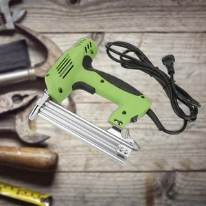 .›Electric Nail Gun Ergonomic Soft Grip Multifunctional Corded Straight Brad Nai - Picture 1 of 12