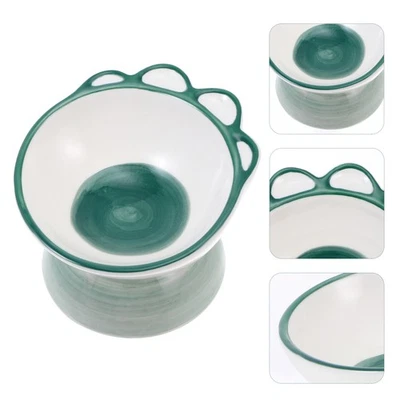  Gamelle Pour Chiot Gamelles Surélevées Gaspilleur De Chiots Plat Compagnie - Image 1 of 4