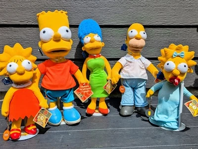 MUÑECAS DE PELUCHE APLAUSOS DE LOS SIMPSON EPISODIO 300 2002 CON SOPORTES Foto 1 de 4